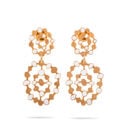 Pendientes Carpe Esmalte Color Oro Pendientes Carpe Esmalte Color Oro